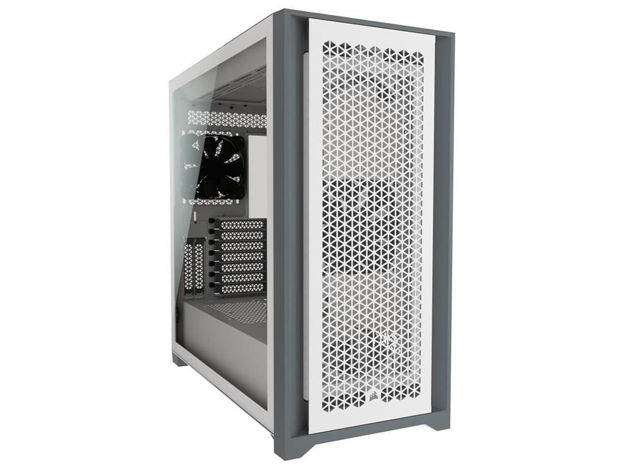 imagem de Gabinete Gamer Corsair 5000d Airflow Lateral de Vidro 2 Fans Branco - Cc-9011211-Ww