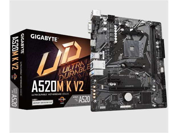 imagem de Placa Mae Gigabyte Amd (Am4) Micro Atx Ddr4 - A520m K V2 1.1