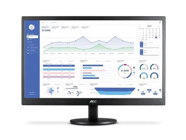 imagem de Monitor Aoc 23,6" Led Wva Full Hd 75hz 5ms Hdmi Vga Vesa - M2470swh2