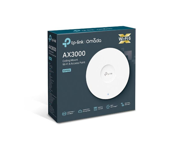 imagem de Access Point Tp-Link Eap650 Wireless Gigabit Mu-Mimo Montavel em Teto Ax3000 Wifi - Tpn0309