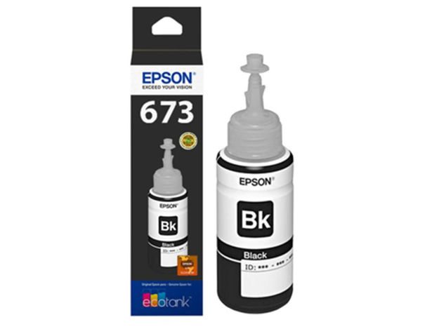 imagem de Garrafa de Tinta Epson Preto 70ml - T673120-Al