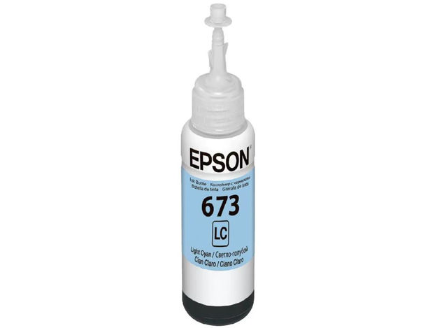 imagem de Garrafa de Tinta Epson Ciano Claro 70ml - T673520-Al