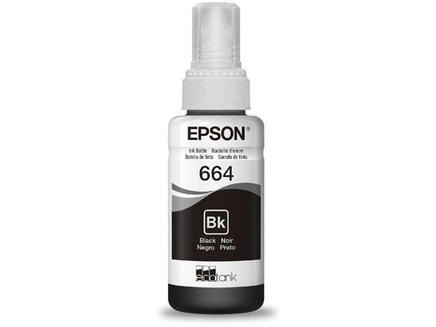 imagem de Garrafa de Tinta Epson Preto 70ml - T664120-Al