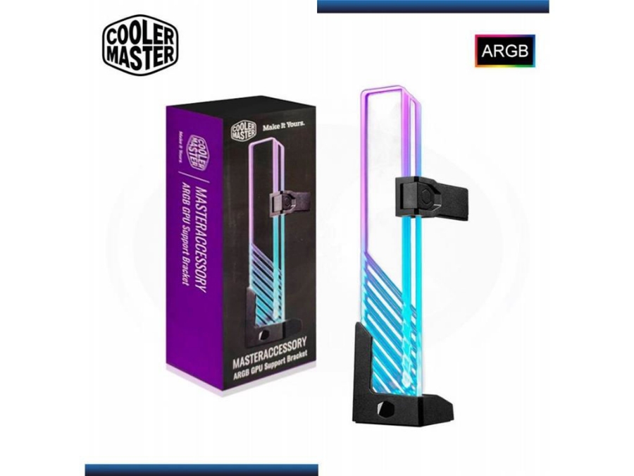 imagem de Suporte P/ Placa de Video Cooler Master Argb em Vidro Temperado - Mca-U000r-Gsbtg-00
