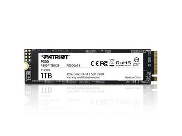 imagem de Ssd Patriot P300 1tb M.2 2280 Pcie Gen 3 X4 Ssd - P300p1tbm28