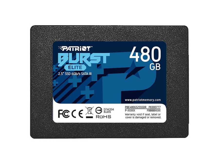 imagem de Ssd Patriot Burst Elite Sata 480gb - Pbe480gs25ssdr