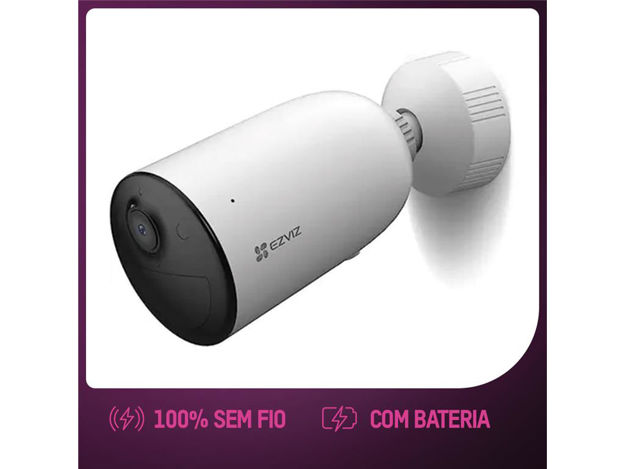 imagem de Camera Ezviz Wifi Ip Externa A Bateria Colorida Noturna Cs-Cb3-R100-2d2wfl Full Hd 1080p