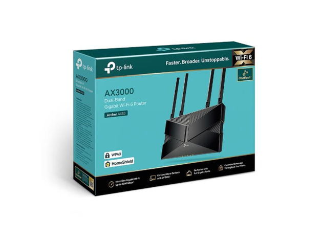 imagem de Roteador Tp-Link Archer Ax5 Ax3000 Wi-Fi 6 Gigabit Dual-Band - Tpn0315