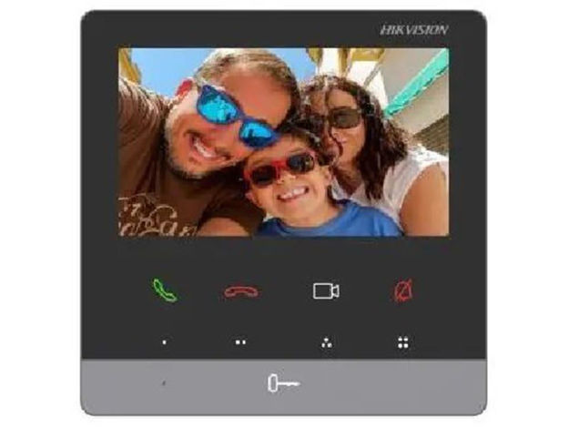 imagem de Tela Video Porteiro Hikvision Ds-Kh6110-We1 Wifi Poe Ou 12vdc Sip Chamada No App Hikconnect