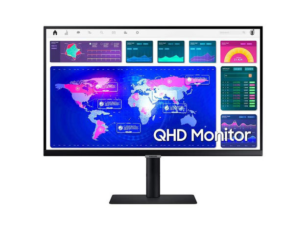 imagem de Monitor Samsung 27" Led/Ips S6 Qhd 75hz 5ms Hdmi Usb-C Altura Rotacao - Ls27a600uulxzd