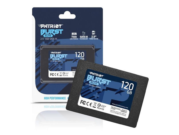 imagem de Ssd Patriot Burst Elite Sata 120gb - Pbe120gs25ssdr