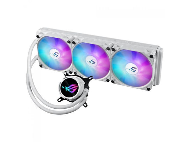 imagem de Water Cooler Asus Rog Strix Lc Iii 360 P/ Intel/Amd 360mm Rgb Branco - 90rc00t0-M0uay0