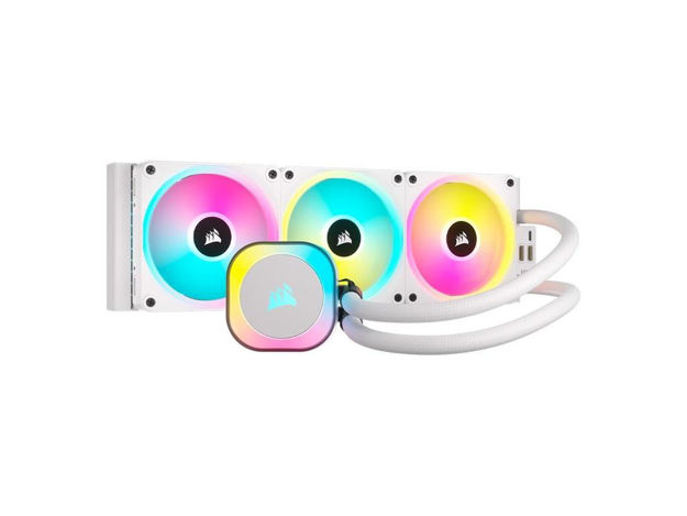 imagem de Water Cooler Corsair Icue Link H150i Rgb White Aio 360mm P/ Intel/Amd Rgb Branco - Cw-9061006-Ww