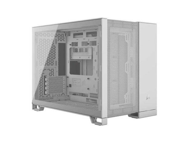 imagem de Gabinete Gamer Corsair 2500d Airflow Branco Lateral de Vidro Temperado Atx - Cc-9011264-Ww