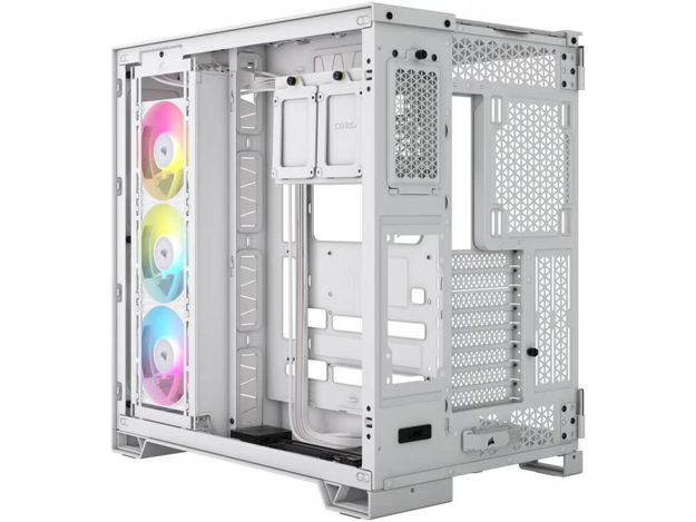 imagem de Gabinete Gamer Corsair Icue Link 6500x Branco Rgb Lateral de Vidro Mini-Itx/Micro-Atx/Atx/E-Atx - Cc-9011270-Ww

