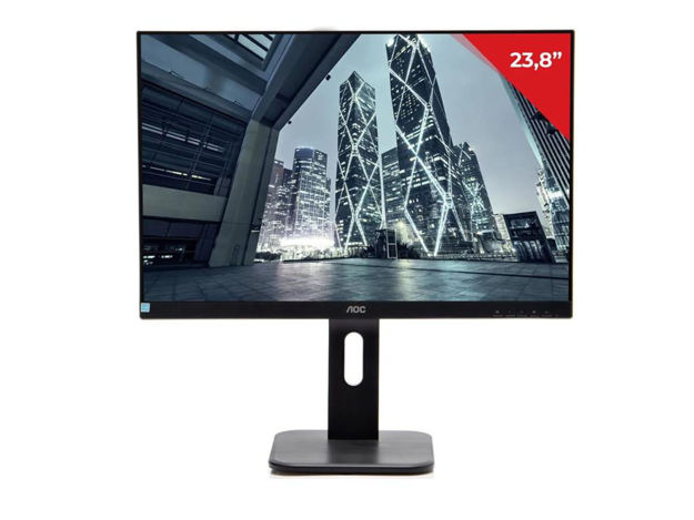 imagem de Monitor Aoc 23,8" Led Full Hd 60hz 5ms Hdmi Vga Usb Widescreen Wva Vesa - 24p1u