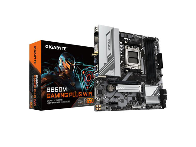 imagem de Placa Mae Gigabyte Amd (Am5) Ddr5 Micro Atx - B650m Gaming Plus Wifi