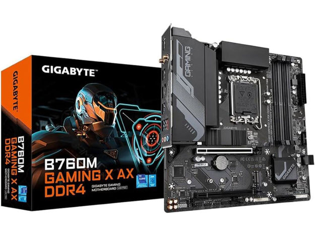 imagem de Placa Mae Gigabyte Intel Lga (1700) Ddr4 Micro Atx- B760m Gaming X Ax 1.1