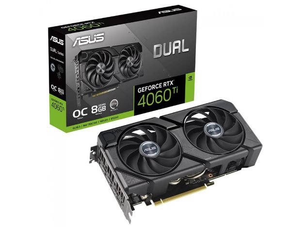 imagem de Placa de Video Asus Geforce Rtx 4060 Ti Oc 8gb Gddr6 128 Bits - Dual-Rtx4060ti-O8g-Evo