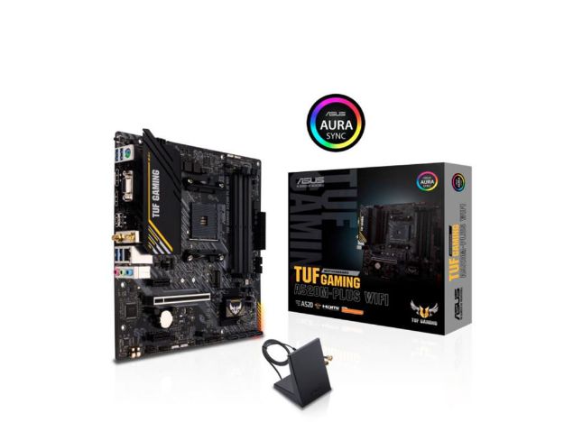 imagem de Placa Mae Asus Amd (Am4) Ddr4 Micro Atx - Tuf Gaming A520m-Plus Wifi