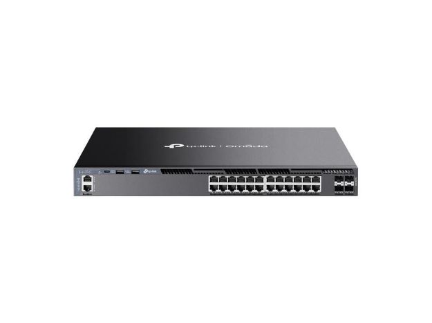 imagem de Switch Tp-Link Gerenciavel Sg6428x L3 28 Portas com 24 Portas Gigabit 4 Slots Sfp+ 10gbps - Tpn0443