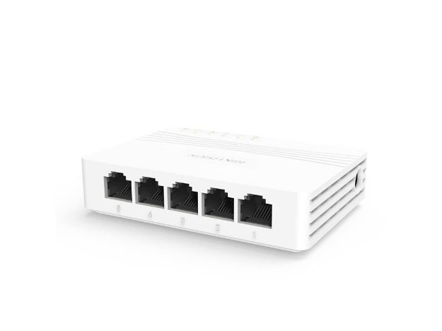 imagem de Switch Hikvision 5 Portas Gigabit 10/100/1000mbps Ds-3e0505d-O