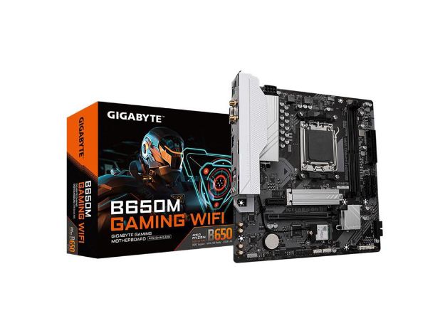 imagem de Placa Mae Gigabyte Amd (Am5) Ddr5 Micro Atx - B650m Gaming Wifi 1.1