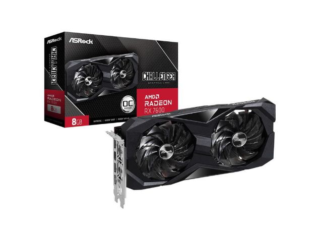 imagem de Placa de Video Asrock Radeon Rx 7600 Challenger Oc 8gb Gddr6 128 Bits - Rx7600 Cl 8go