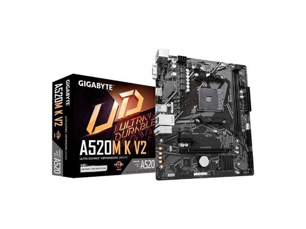 imagem de Placa Mae Gigabyte Amd (Am4) Ddr4 Micro Atx - A520m K V2 1.1