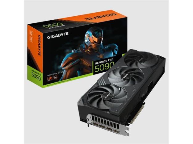 imagem de Placa de Video Gigabyte Geforce Rtx 5090 Windforce Oc 32gb Gddr7 512 Bits - Gv-N5090wf3oc-32gd