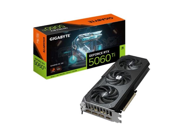 imagem de Placa de Video Gigabyte Geforce Rtx 5060 Ti Gaming Oc 8gb Gddr7 128 Bits - Gv-N506tgaming Oc-8gd