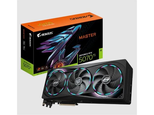 imagem de Placa de Video Gigabyte Geforce Rtx 5070 Ti Master 16gb Gddr7 256 Bits - Gv-N507taorus M-16gd