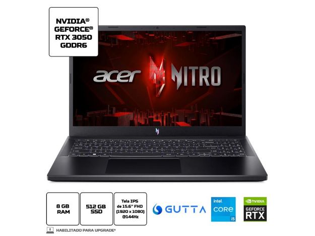 imagem de Notebook Acer Anv15-51-57ws Aspire 5 Intel I5 13420h Linux 8gb 512gb Ssd 15,6" - Nh.Qqdal.004