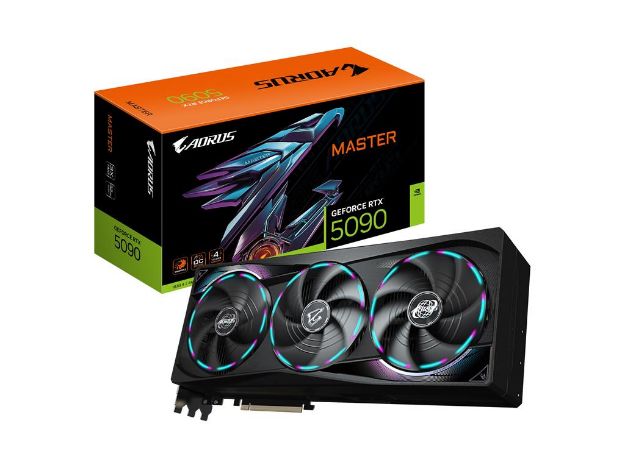 imagem de Placa de Video Gigabyte Geforce Rtx 5090 Aorus Master 32gb Gddr7 512 Bits- Gv-N5090aorus M-32gd G10