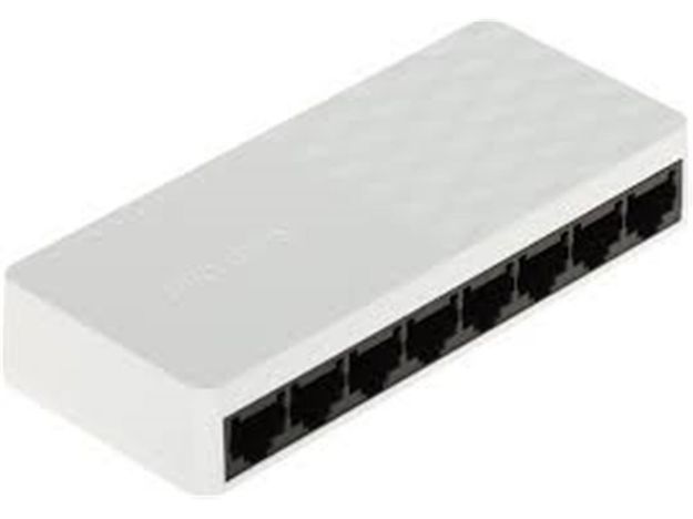 imagem de Switch Hikvision 8 Portas Fast 10/100mbps Ds-3e0108d-O