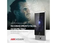 imagem de Controle de Acesso Facial c/ Video Porteiro Hikvision Ds-K1t671mf-L 10.000 Faces