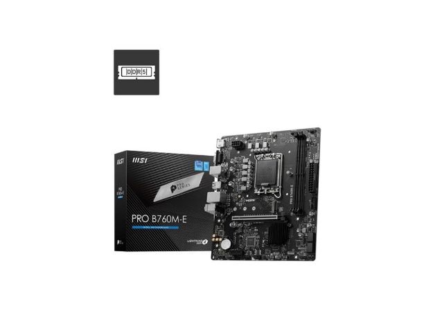 imagem de Placa Mae Msi Intel (Lga 1700) Ddr5 Micro Atx - Pro B760m-E