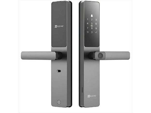 imagem de Fechadura Inteligente Ezviz Cs-Dl05-R100-Wbcp-Gr c/ Impressao Digital/Senha/Tag/Chave/Bluetooth/Wifi