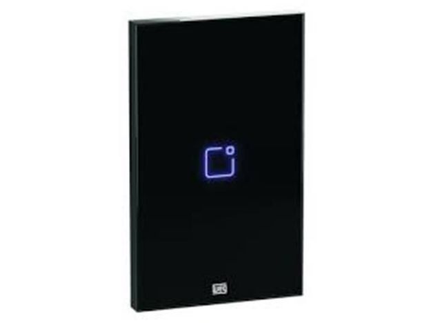 imagem de Interruptor Touch Inteligente 1 Botao Wi-Fi 10a + Rf com Placa 4x2 Weg Home Preto.