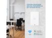 imagem de Interruptor Touch Inteligente 1 Botao Wi-Fi 10a + Rf com Placa 4x2 Weg Home Preto.