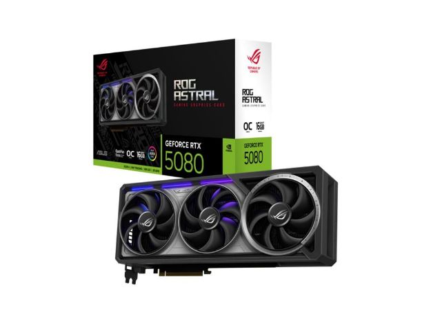 imagem de Placa de Video Asus Rog Astral Geforce Rtx 5080 Gaming Oc 16gb Gddr7 256 Bits - Rog-Astral-Rtx5080-O16g-Gaming