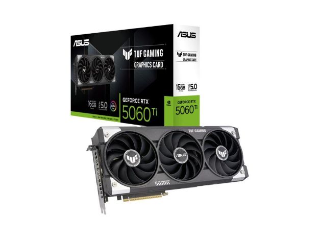 imagem de Placa de Video Asus Tuf Gaming Geforce Rtx 5060 Ti 16gb Gddr7 128 Bits - Tuf-Rtx5060ti-16g-Gaming
