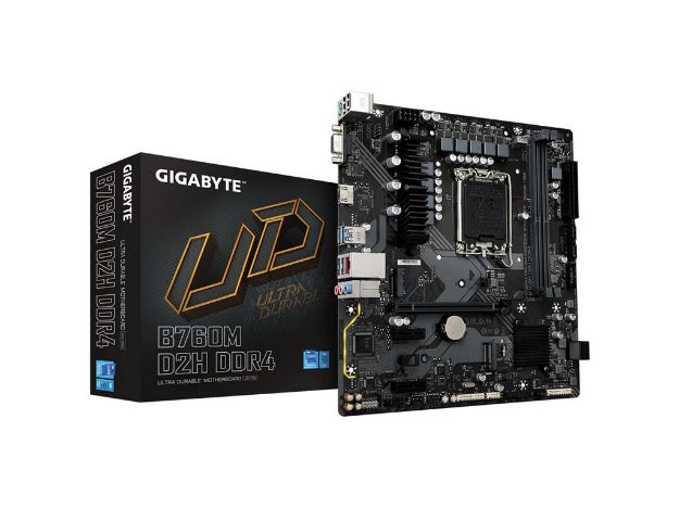 imagem de Placa Mae Gigabyte Intel (Lga1700) Ddr4 Micro Atx - B760m D2h Ddr4 1.0