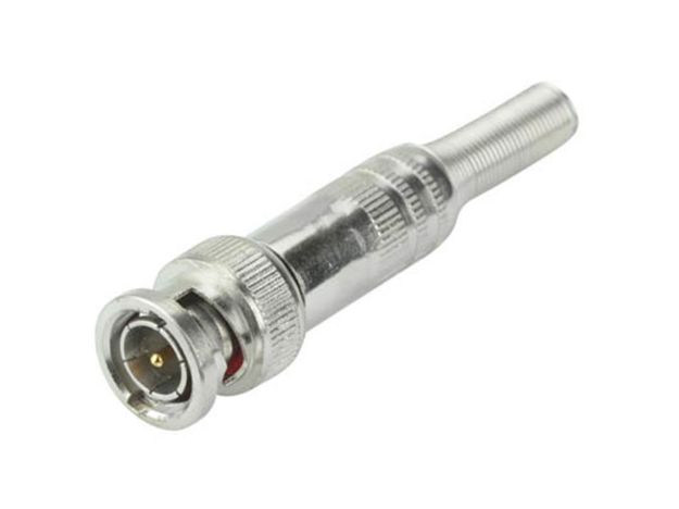 imagem de Conector/Plug Bnc Macho c/ Mola 75 Ohms Santana Rg-59 - 4mm Solda 025-0076