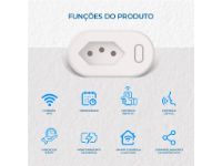 imagem de Tomada/Plugue Inteligente 10a Bivolt Wi-Fi Smart Plug Weg Home