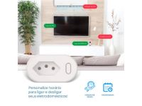imagem de Tomada/Plugue Inteligente 10a Bivolt Wi-Fi Smart Plug Weg Home