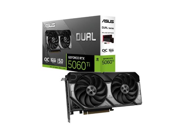 imagem de Placa de Video Asus Dual Geforce Rtx 5060 Ti Oc 16gb Gddr7 128 Bits - Dual-Rtx5060ti-O16g