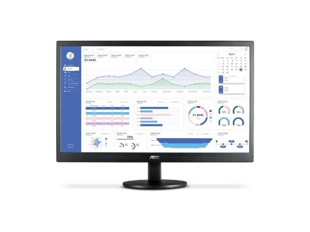 imagem de Monitor Aoc 18,5" Led Hd 60hz 5ms Hdmi Vga Widescreen Tn - E970swhnl