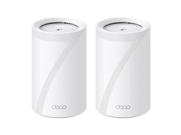 imagem de Kit 2 Roteadores Mesh Wi-Fi 7 2.5g Tri-Band Be11000 Deco Be65(2-Pack) - Tpn0467