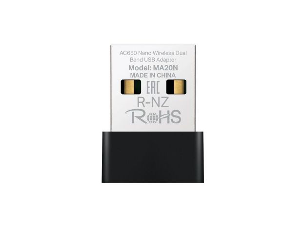 imagem de Adaptador Usb Wireless Dual Band Ac650 Nano - Ma20n - Mcs0054